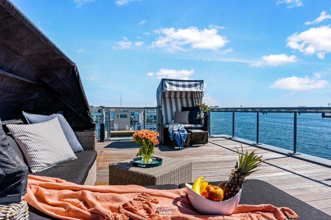 Schwimmendes Haus Aloha Villa Olpenitz Eksteriør bilde